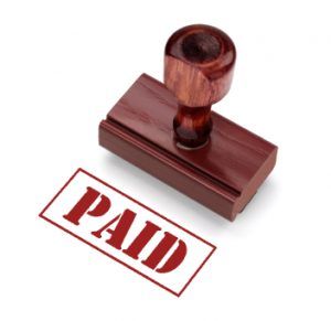 getting paid when bankruptcy is filed